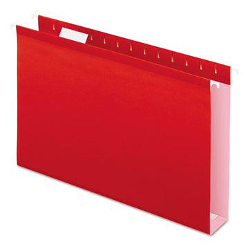 Pendaflex® Extra Capacity Reinforced Hanging File Folders With Box Bottom, Legal Size, 1-5-cut Tab, Red, 25-box freeshipping - TVN Wholesale